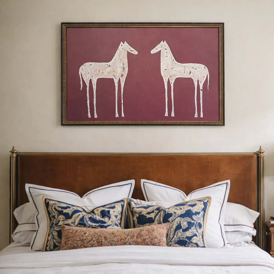 Red Horse Pair - Image 3