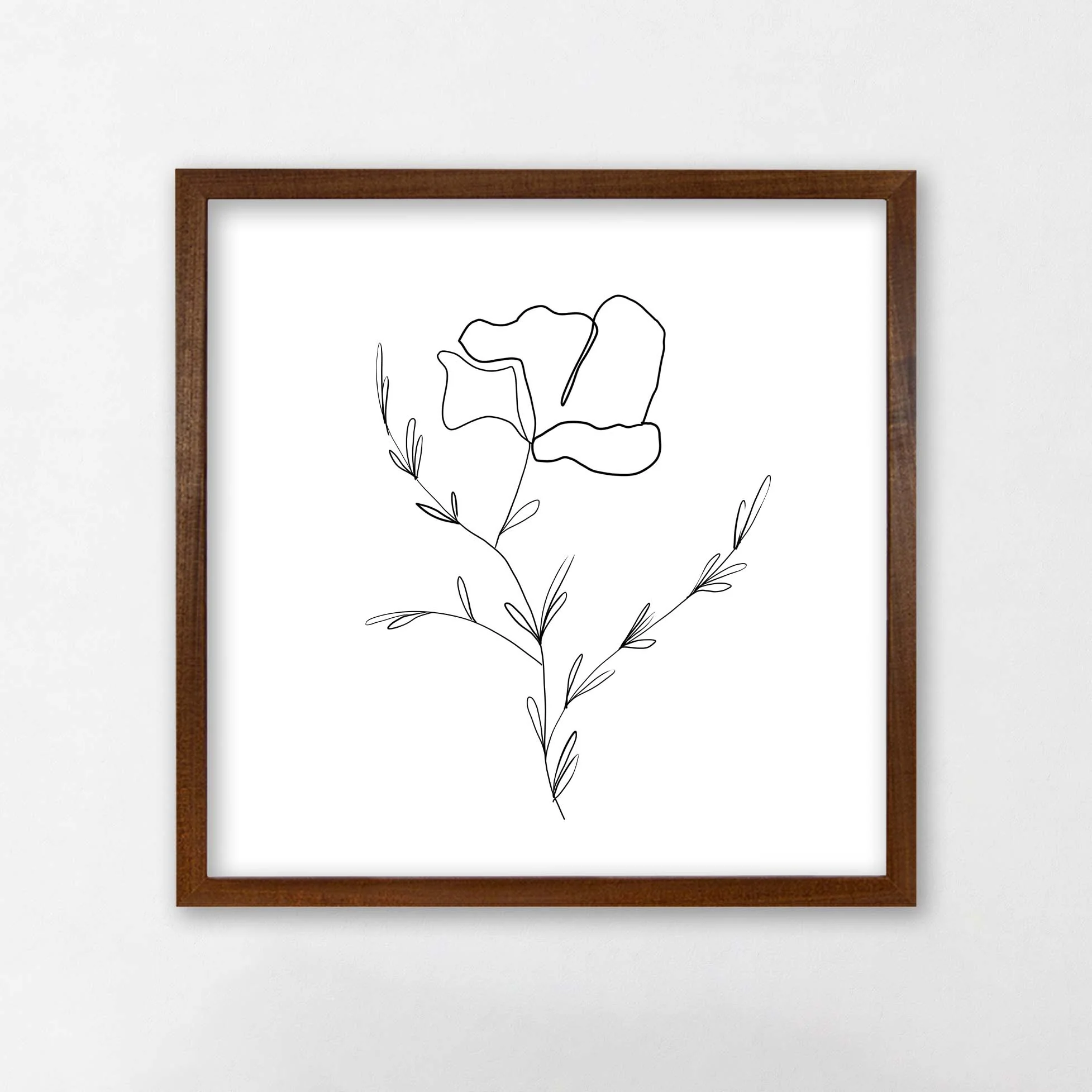 Floral Line Art- Wildflower - Image 4