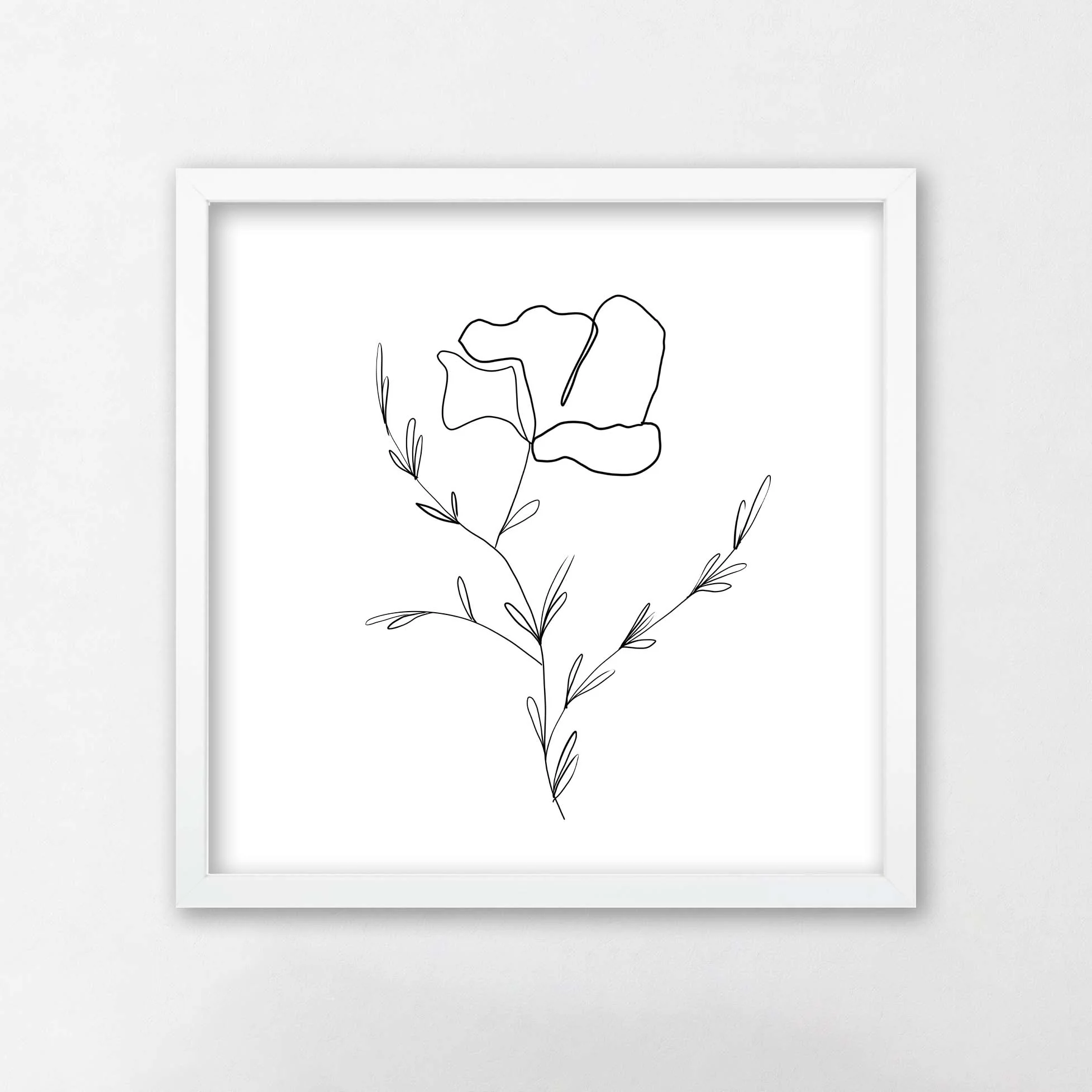Floral Line Art- Wildflower - Image 5